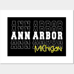 Ann Arbor city Michigan Ann Arbor MI Posters and Art